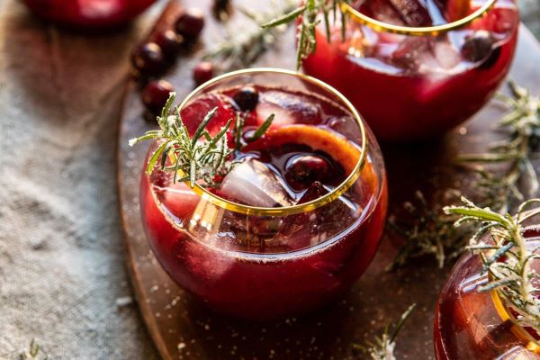 Cranberry Bourbon Sour