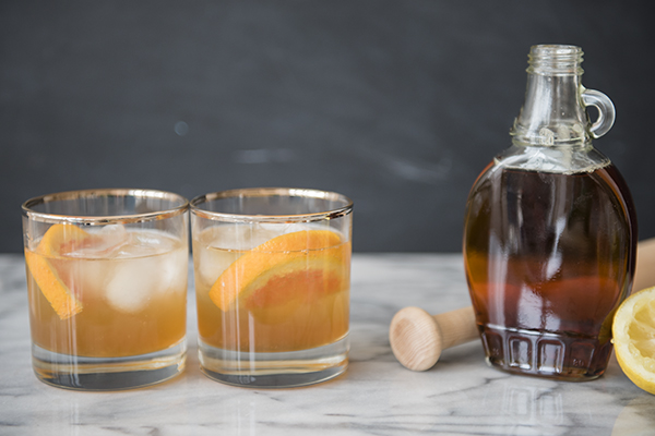 Maple Bourbon Smash