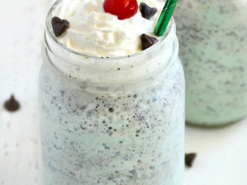 Mint Chocolate Milkshake