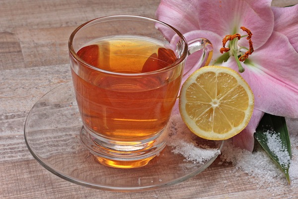 Warm Lemon Honey Tea
